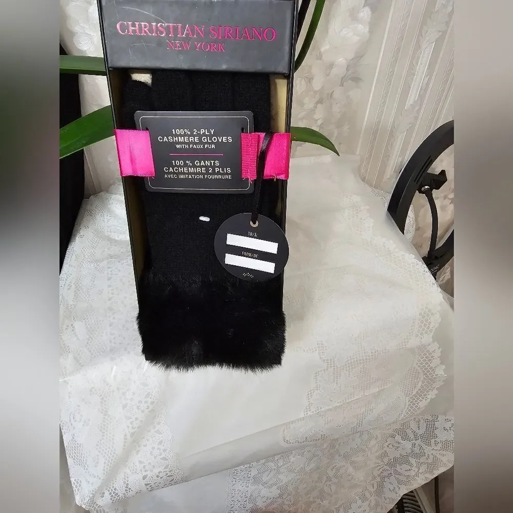 Christian Siriano Cashmere Gloves NIB